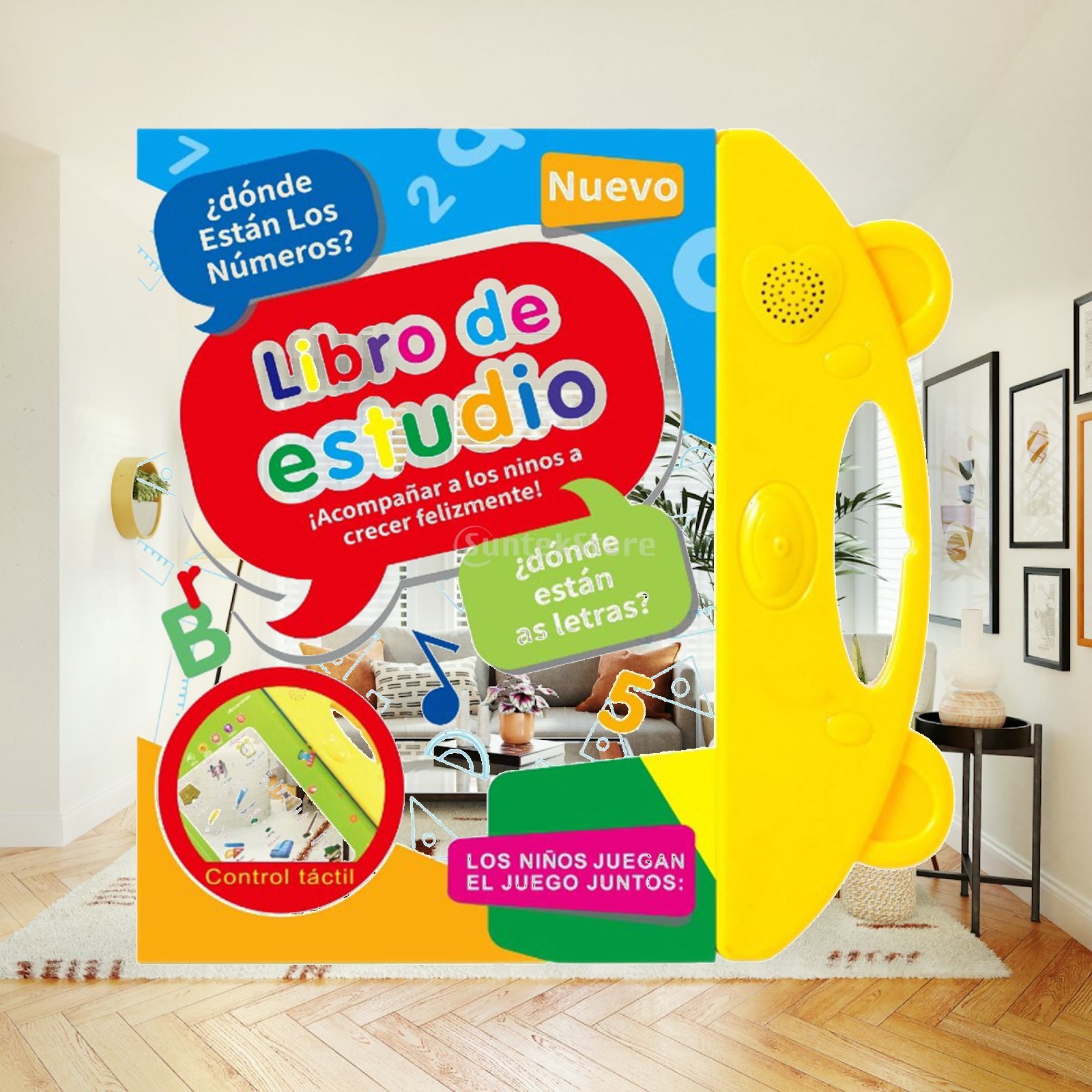 Audio Music Image - Libro sonoro bilingue spagnolo-inglese per bambini,