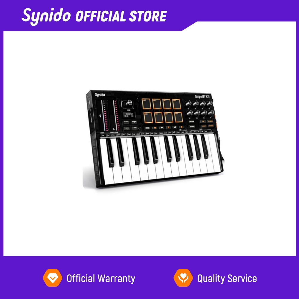Midi Controller Pad - Synido Tempokey K25 Controller MIDI USB