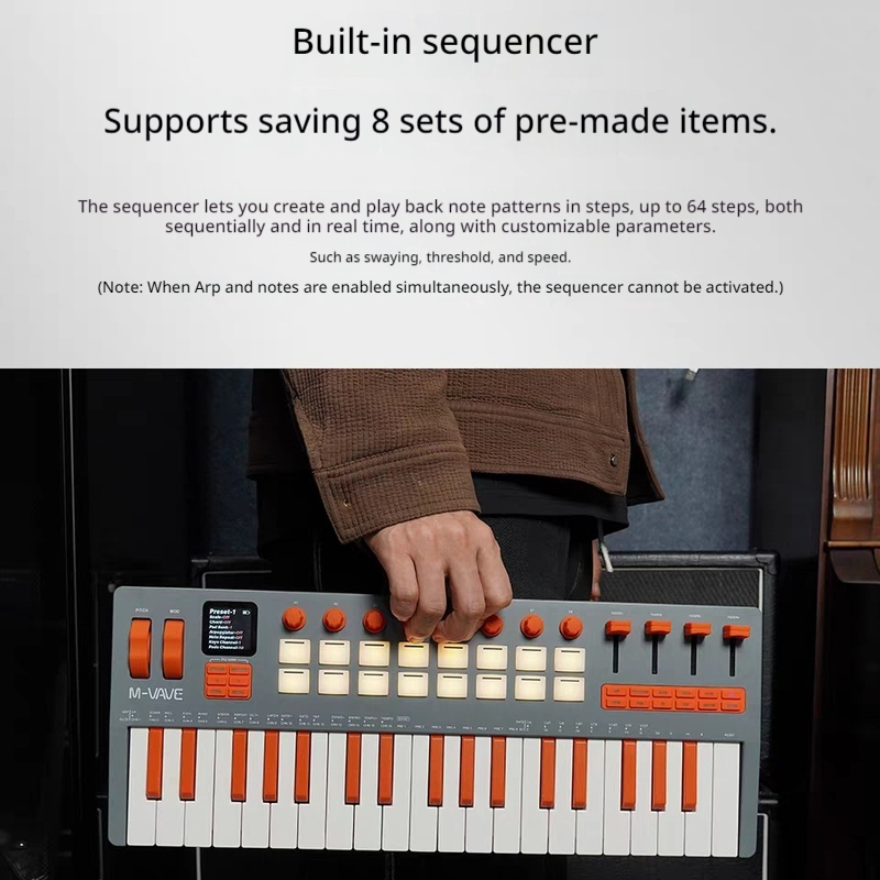 M VAVE SMK 37 Elite, tastiera  - Midi Controller Pad recensione e prezzo