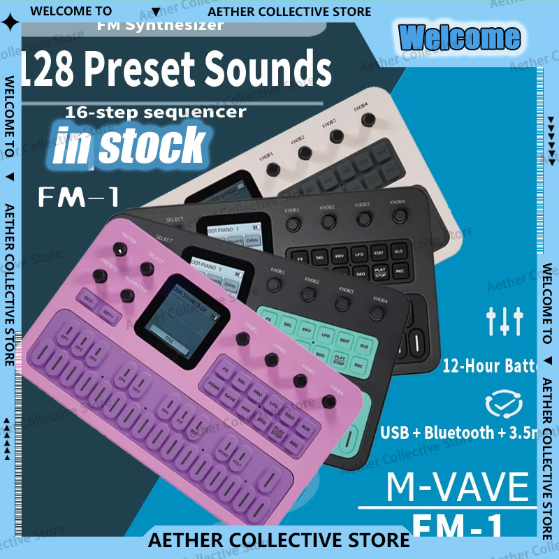 M-Vave Fm-1 Sintetizzatore FM  - Midi Controller Pad recensione e prezzo