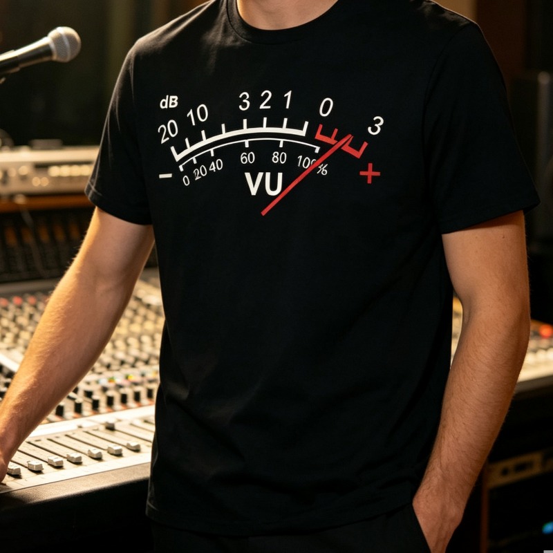T-shirt da uomo con indicatore - Audio Music Dj recensione e prezzo