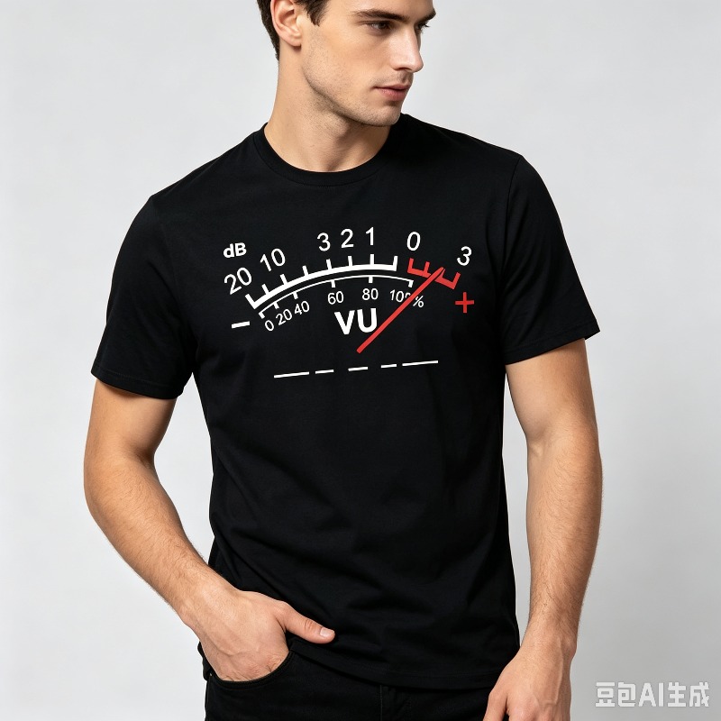 T-shirt da uomo con indicatore - Audio Music Dj recensione e prezzo